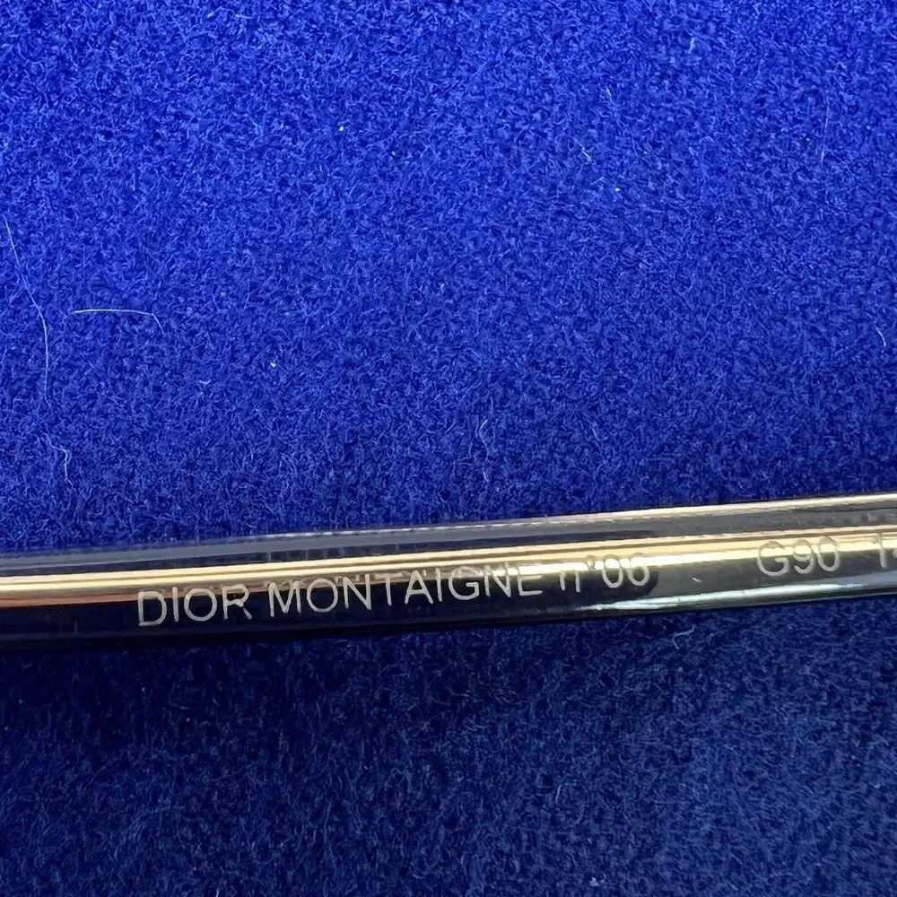 Christian Dior Montaigne N06 Eyeglass Frames Only G90 50-18-140 Havana Purple
